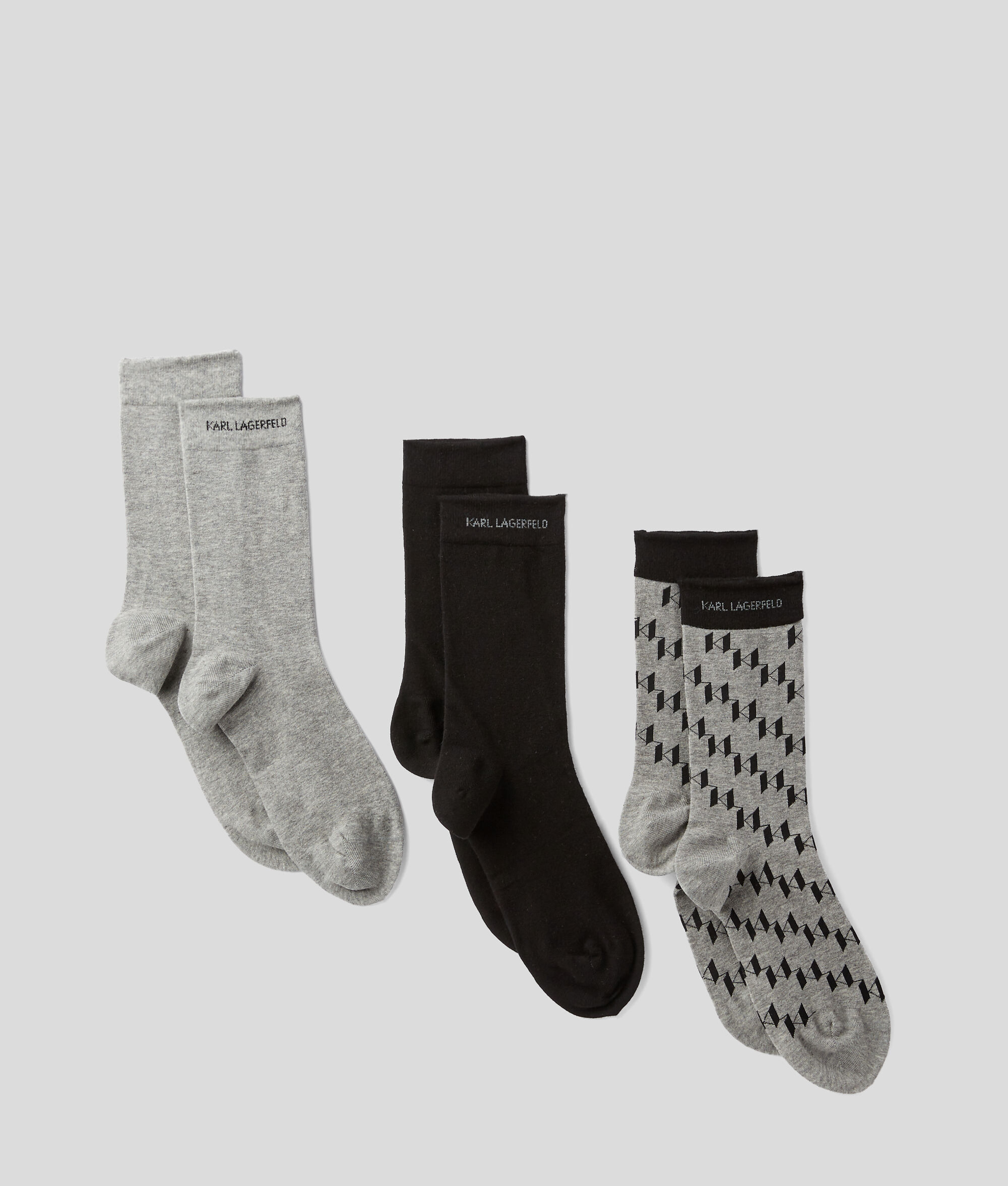 (image for) Handcrafted KL MONOGRAM SOCKS – 3 PACK